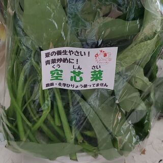 ツルムラサキと空芯菜