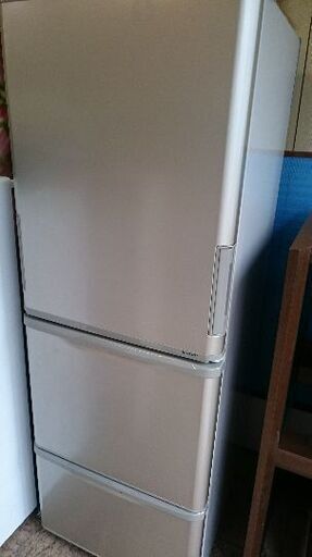 只今、商談中!!シャープ(SHARP) SJ-WA35A-N 　3ドア冷凍冷蔵庫 シルバー　350L  どっちもドア 2015年製