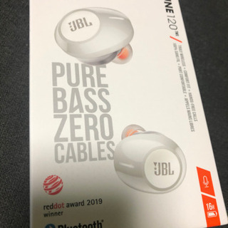 新品未使用★JBL TUNE 120TWS WHITE の画像