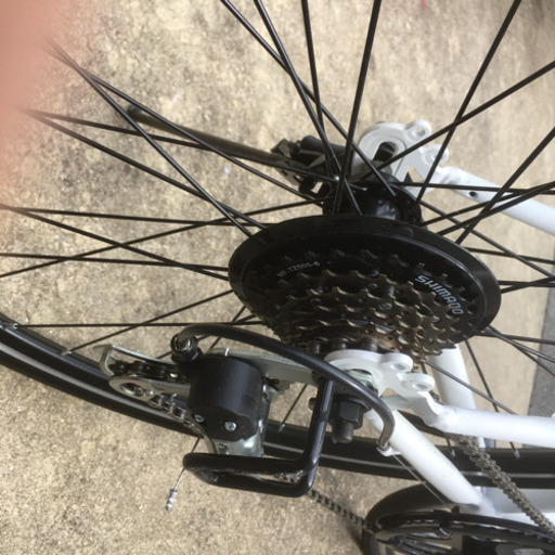 自転車　走行不能から走行可能に