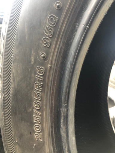 205/65R16バリ山4本セット❣️アルファード　エスティマ　ティアナ等に