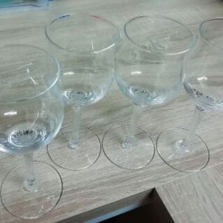 ねじり足ワイングラス　4つセット