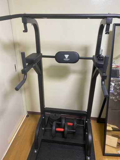 【美品】筋トレ懸垂バー・ダンベル・トレーニングマット