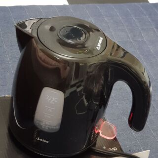 (dretec) 電気ケトル 1.2L 型番 PO-341の画像