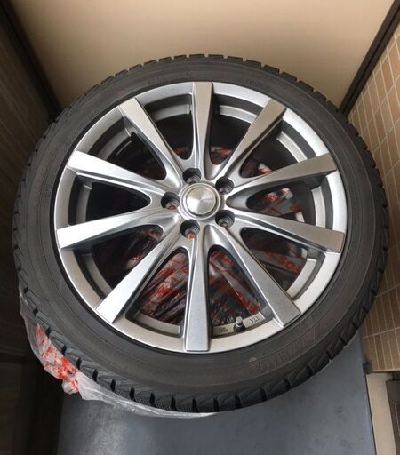 中古　215/45R17　スタッドレスタイヤホイール付き　4本セット