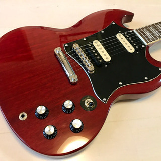 決まりました♪調整済♪初心者 女性にも エレキギター SG スタンダード