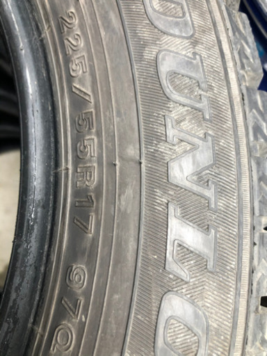225/55R17美品4本セット❣️アルファード　フーガ　セルシオ　アテンザ等に