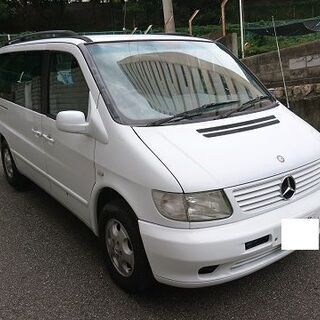 この車のわかる方　キッチンカーベースにケータリングに直して使ってください。検査3年11月　ベンツＶ２３０　車両交換可の画像