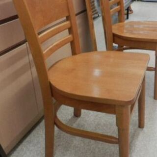 木製 ダイニングチェア 北欧風 天然木 ナチュラル 椅子 ペイペイ対応 札幌市西区西野の画像
