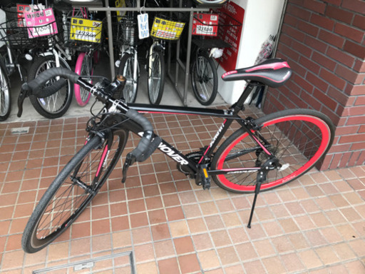 700ｃ　軽量アルミフレーム　3×7speed　ブラック＆レッド