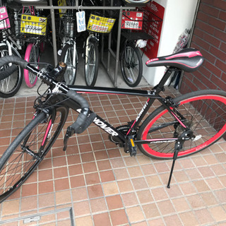 700ｃ　軽量アルミフレーム　3×7speed　ブラック＆レッド