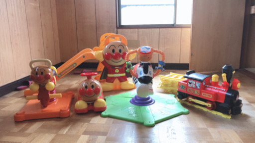 アンパンマンと汽車