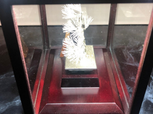 東京銀器 純銀製 盆栽 松 (特小) 光則作