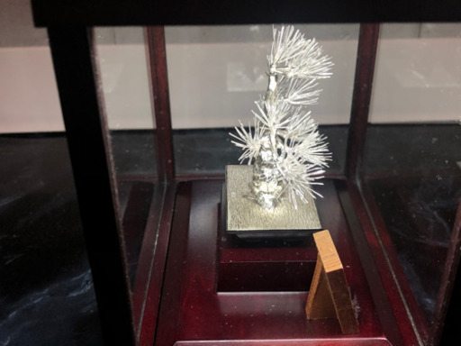 東京銀器 純銀製 盆栽 松 (特小) 光則作