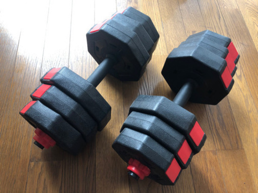 Wout バーベルにもなる ダンベル 10kg ２個セット
