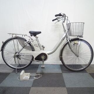 電動自転車 中古 新基準 26インチ パナソニック ビビ NX 大容量8Ah 2013年モデル リアタイヤチューブ新品 充電器付 Panasonic ViVi 