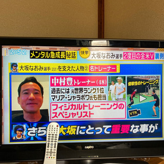サンヨー37型テレビの画像