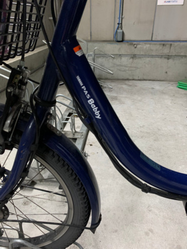 ヤマハ  Pas Babby 2013年モデル中古 紺色  電動自転車
