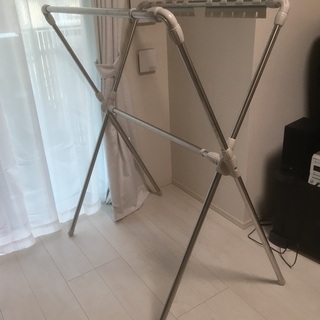 物干しスタンド　ハンガー　折りたたみ式の画像