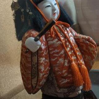 貰って下さい。木目込人形の画像