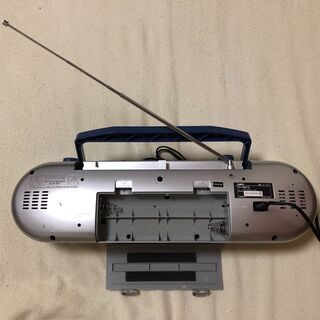 SANYO U4-W33 ダブル ラジオ カセット レコーダー 2009年製の画像