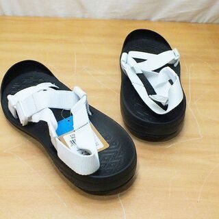 【苫小牧バナナ】□未使用保管品□Columbia/コロンビア/キープストラップ/サンダル/カジュアルシューズ/YU3776/ホワイト/28cm/定価\6900☆♪の画像