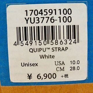 【苫小牧バナナ】□未使用保管品□Columbia/コロンビア/キープストラップ/サンダル/カジュアルシューズ/YU3776/ホワイト/28cm/定価\6900☆♪の画像