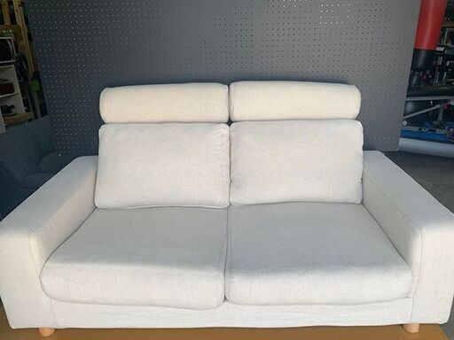 リネンソファー 2人がけソファ