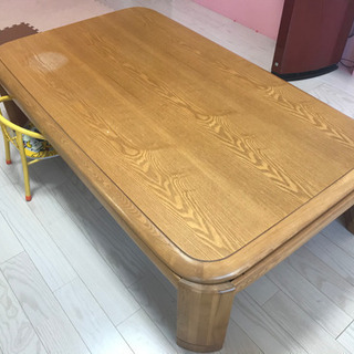 【お譲り先決定しました】家具調こたつ　約150センチ×約90センチ