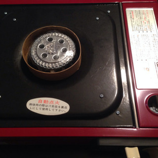 昭和レトロ。カセットコンロ いろり未使用品。太陽工業。