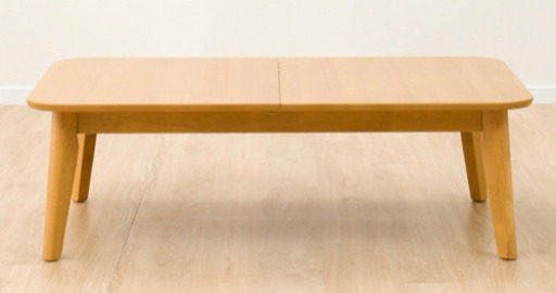 ニトリの伸長式ローテーブル