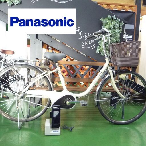 電動自転車 パナソニック 新基準 26インチ ビビNX 3段変速 中古 コロナ対策 6.6Ah 通勤 通学 充電器付き Panasonic ViVi●