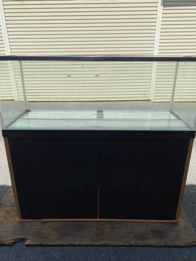 1200cm ガラス水槽　水槽台付き