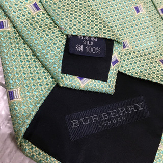 【オシャレ】バーバリーネクタイ 緑の画像