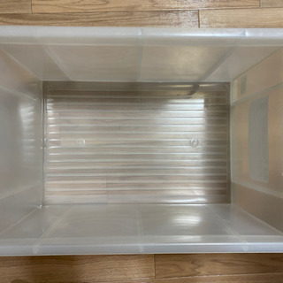 収納ケース　50L ブラック　コンテナーSの画像