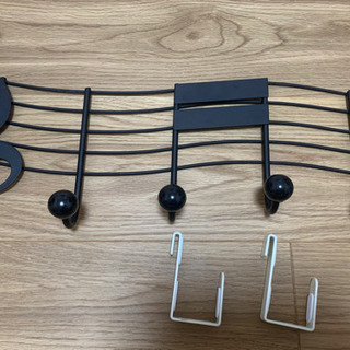 美品！ドアフックハンガー　音符♫