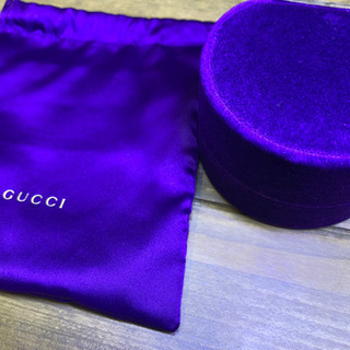 未使用美品！！GUCCI 〔アイコン〕 イエローゴールド/ホワイトジルコニアパウダー リングの画像