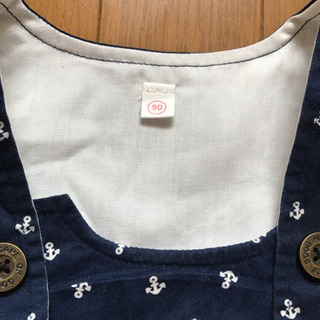 オーバーオール ロンパース 90cmの画像