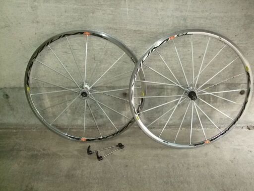 【お取引終了いたしまた】自転車ホイール　MAVIC　マビック　キシリウムSL　KSYRIUM SL　シルバー　中古品　カンパフリー