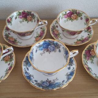 ロイヤルアルバート カップ＆ソーサー5客セット