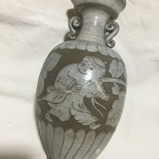 中国 宋時代 磁州窯 壺 花瓶の画像