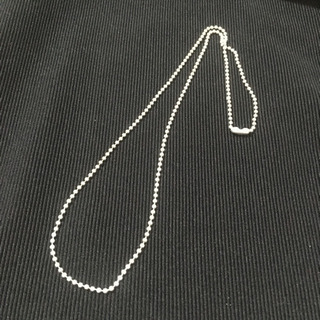 ボールチェーンネックレス　silver925
