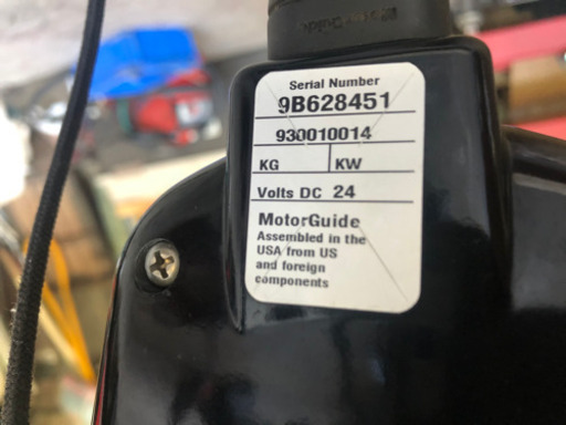 モーターガイド 82lbs 33インチ マウント トレイ付き