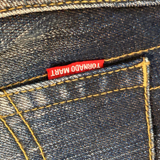 美品 TORNADOMART ダメージ加工 デニム ジーンズ Ｓトルネードマート ズボン ジーパン ローライズ　韓流　k-pop LDH 三代目　EXILEの画像