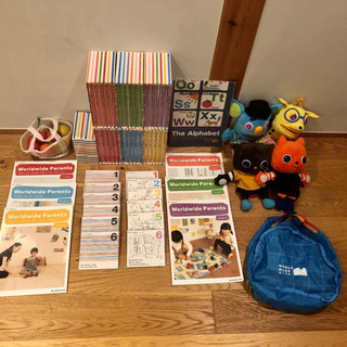 ワールドワイドキッズDVD CD全巻＋おもちゃ等