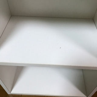3段　カラーボックス　白の画像