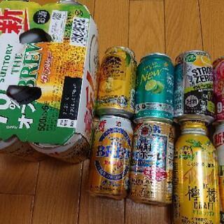 ビール・チューハイ等 計17本。