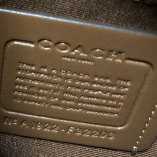 coach シグネチャー 2way ミニボストンの画像