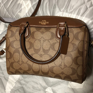 coach シグネチャー 2way ミニボストン