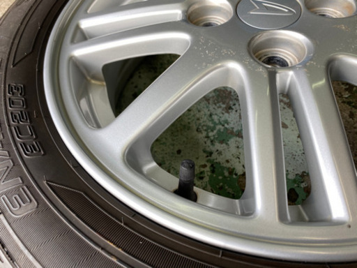 155/65R14・ダイハツ純正アルミホイール　ラジアルタイヤ4本セット・中古